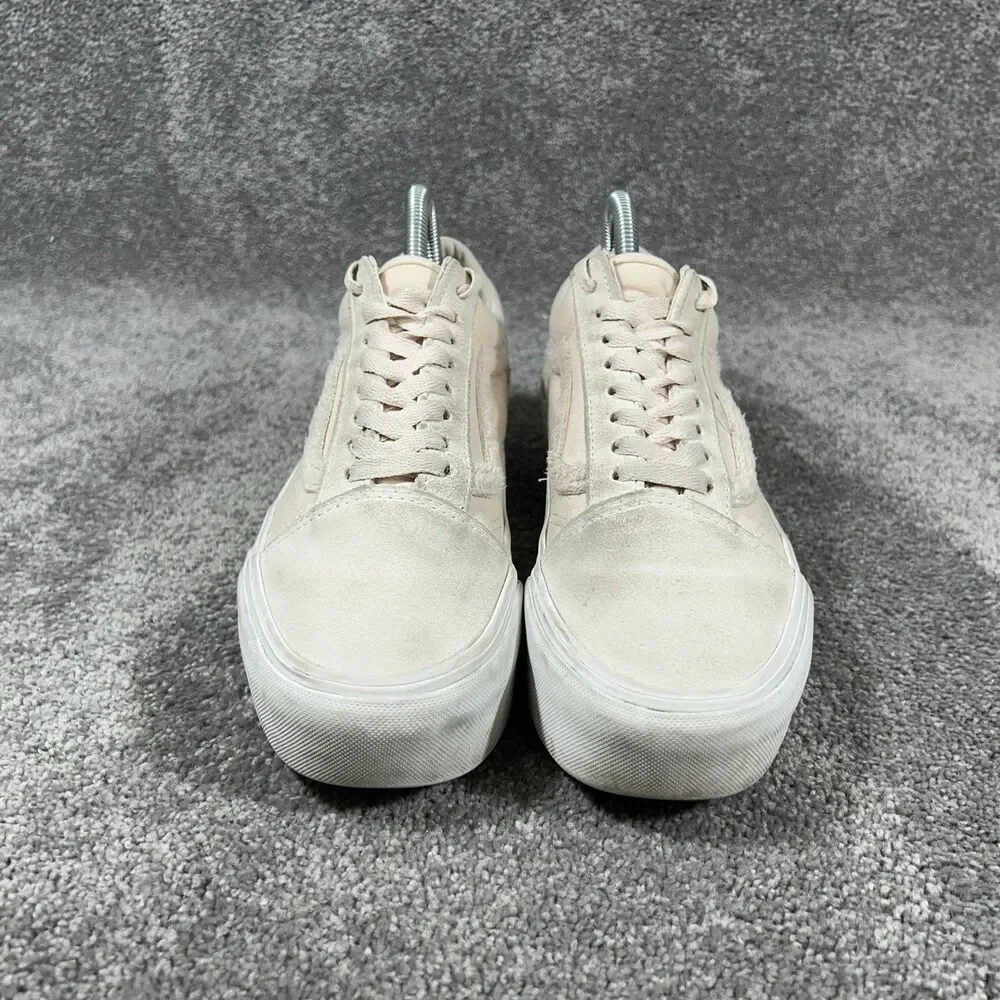 Vans Classic Slip-On Stackform Women’s Size 8 Marshmallow Cream Platform Shoes